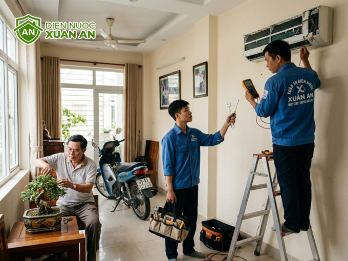 Sửa Điều Hòa Xã Suối Hai Kiểm Tra, Xử Lý Không Mát, Báo Lỗi