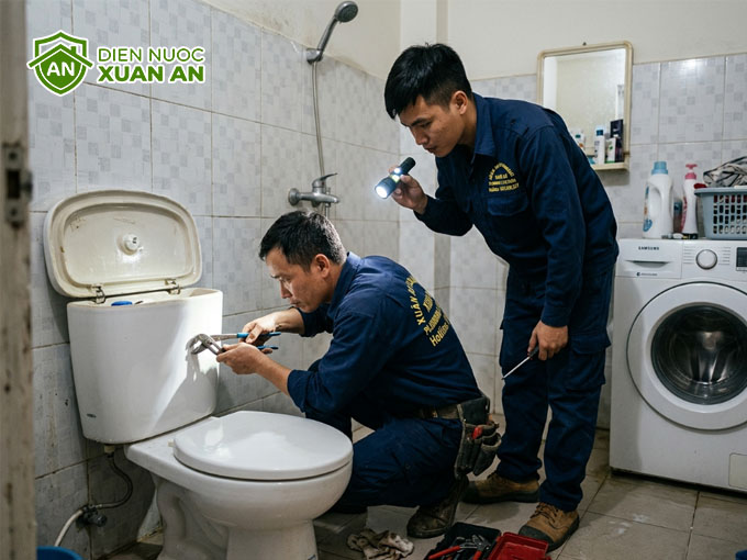 Thợ Sửa Bồn Cầu Phường Khương Đình Rò Nước, Xả Yếu