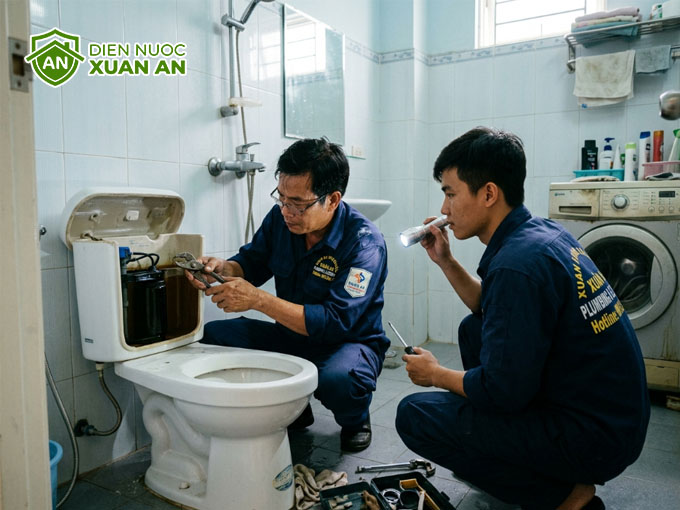 Sửa bồn cầu Phường Định Công Rò Nước, Xả Yếu Tại Nhà