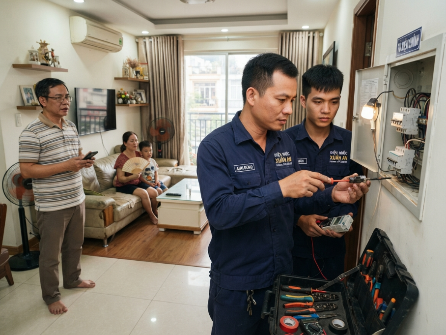 Sửa chữa điện nước Phường Bạch Mai