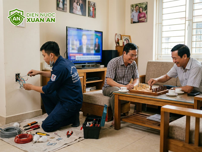 Sửa Chữa Điện Nước Phường Hoàn Kiếm, Thợ Hỗ Trợ Tại Nhà, Kiểm Tra Đúng Lỗi