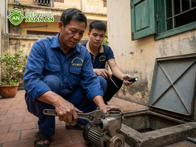 Sửa máy bơm Phường Xuân Đỉnh uy tín, thợ đến tận nơi
